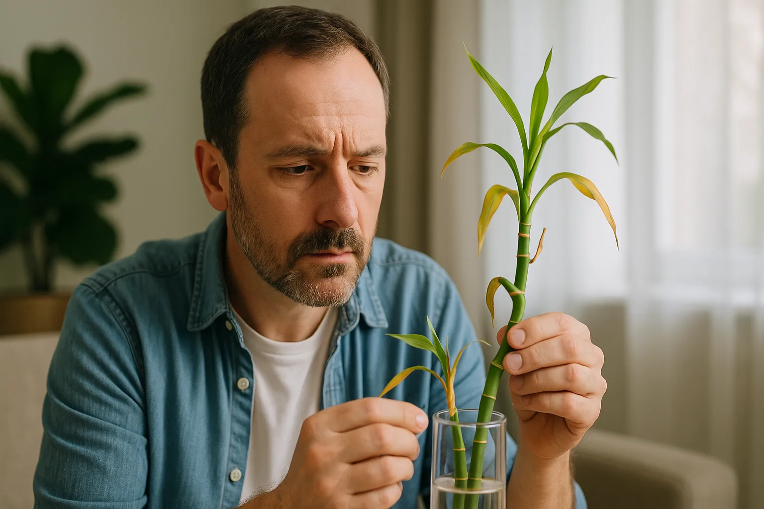 O que está matando seu bambu-da-sorte