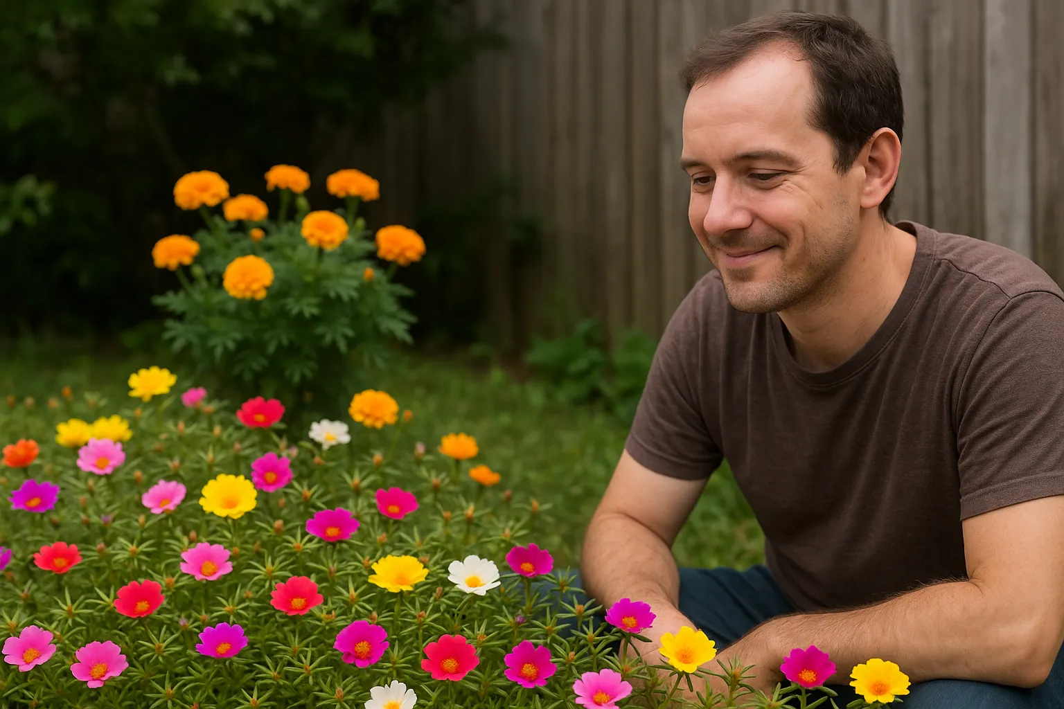 Onze-horas floresce mais quando plantada ao lado dessa flor companheira