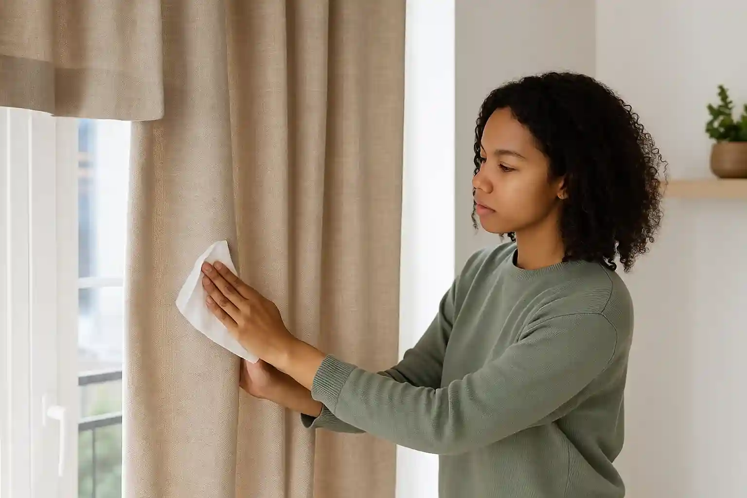 Como limpar cortinas delicadas sem estragar