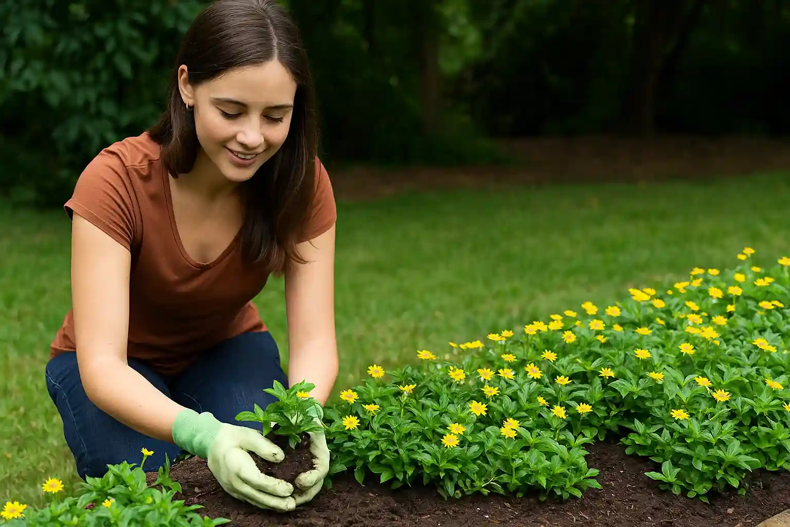 Como plantar margaridinha rasteira para cobrir canteiros com flores