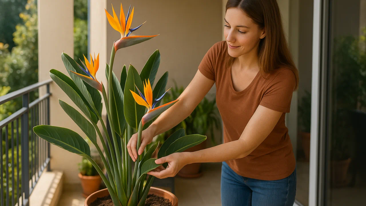 5 passos simples para cultivar estrelícia e garantir flores exóticas em forma de pássaro