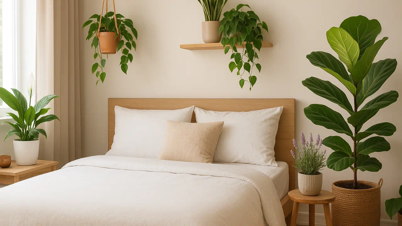 Aprenda a organizar plantas no quarto sem atrapalhar o sono