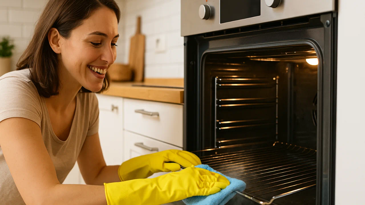 Como limpar o forno rapidamente sem esfregar demais