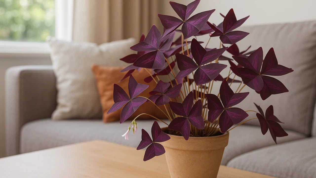 Quando plantar oxalis para ter folhas roxas intensas o ano inteiro